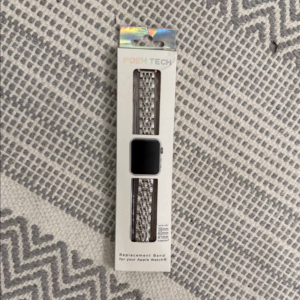 Silver Replacement Band for Apple Watch